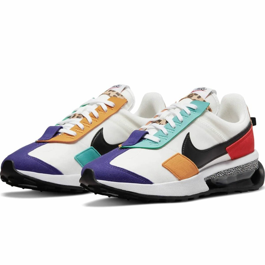 Women'S & Unisex * | Nike Women'S Air Max Pre-Day Se Summit White/Black-Habanero Red [100]