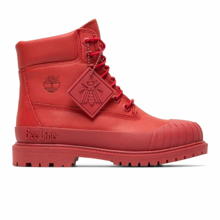 Footwear * | Timberland X Beeline Women'S 6 In. Premium Rubber Toe Red