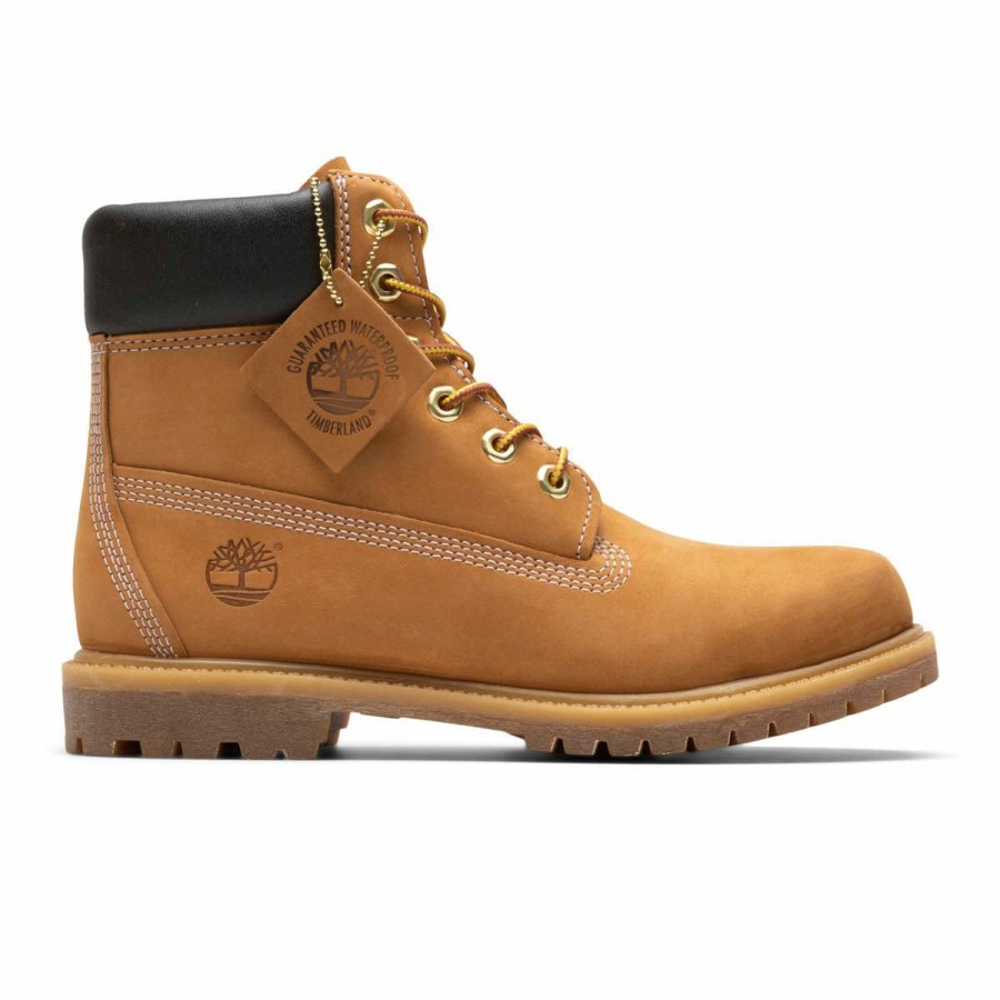 Footwear * | Timberland Women'S 6In. Premium Boot Wheat Nubuck