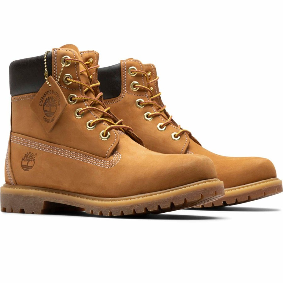 Footwear * | Timberland Women'S 6In. Premium Boot Wheat Nubuck