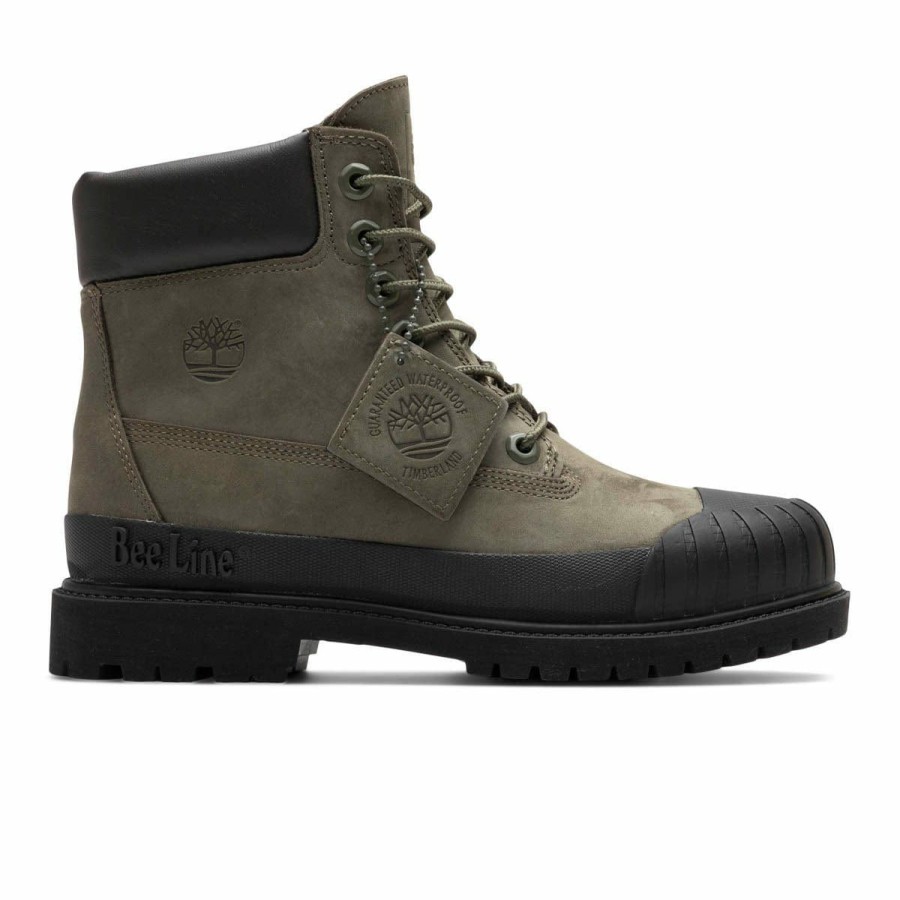 Footwear * | Timberland X Bee Line Women'S 6 Rubber Toe Boot Olive/Black