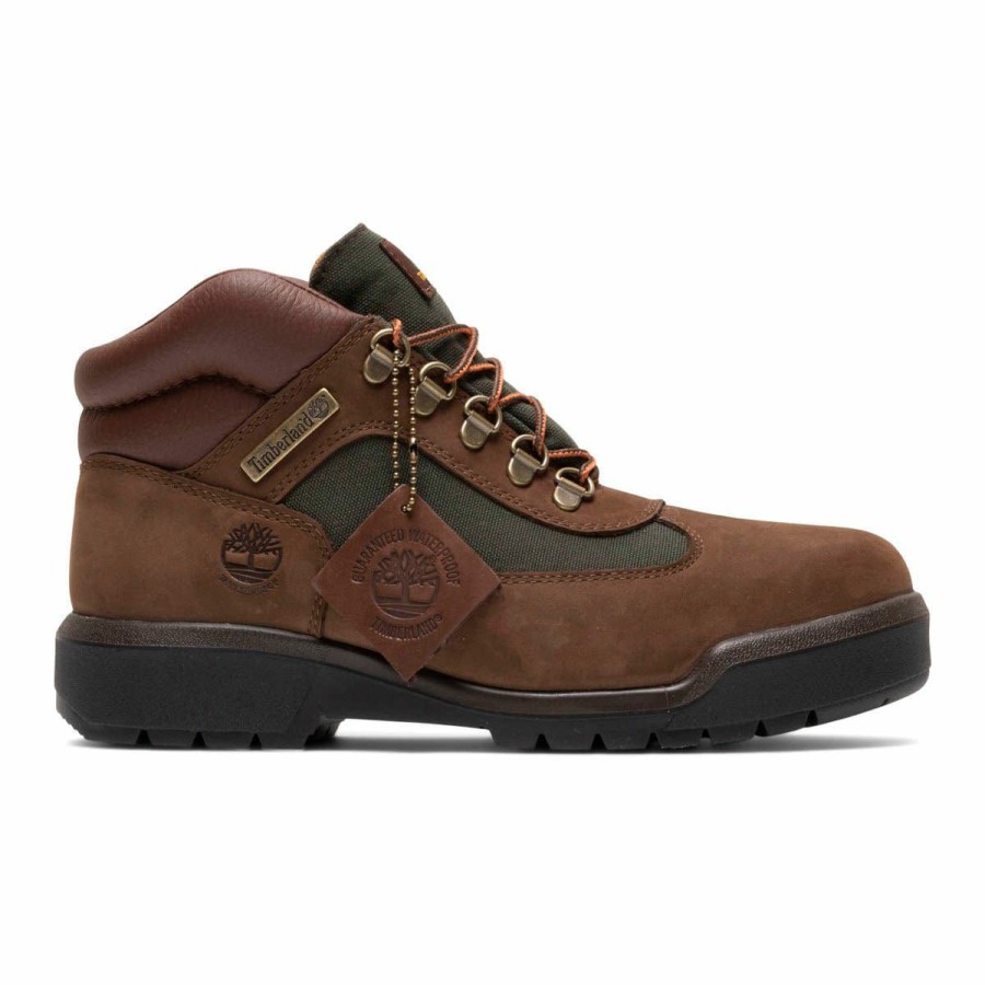 Footwear * | Timberland Field Boot Mid Dark Brown Nubuck