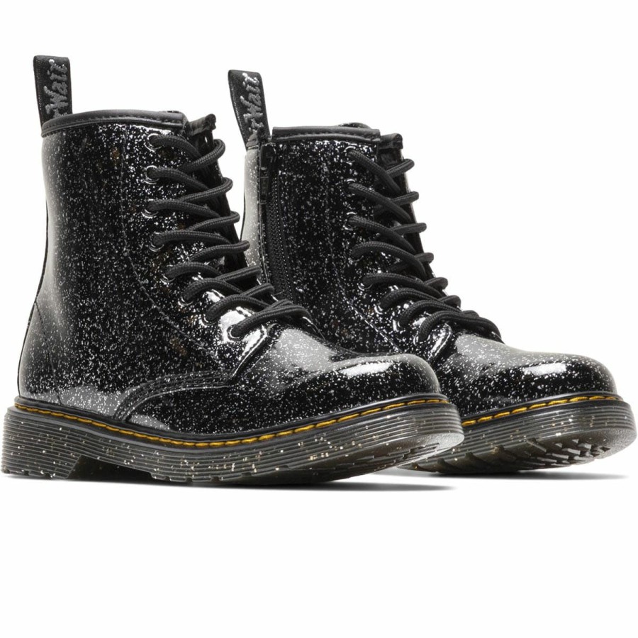 Footwear * | Dr. Martens 1460 Junior Black Cosmic Glitter