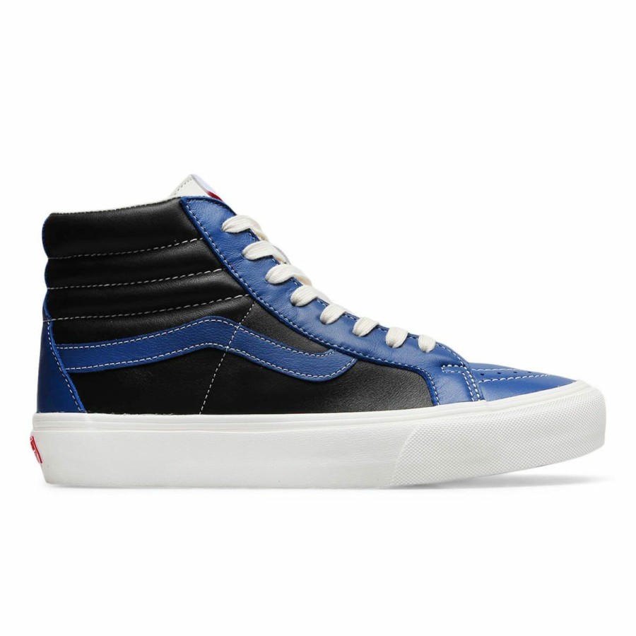 Footwear * | Vault By Vans Sk8-Hi Reissue Vlt Lx (Xhu) (Leather) True Blue/Black [Llt]