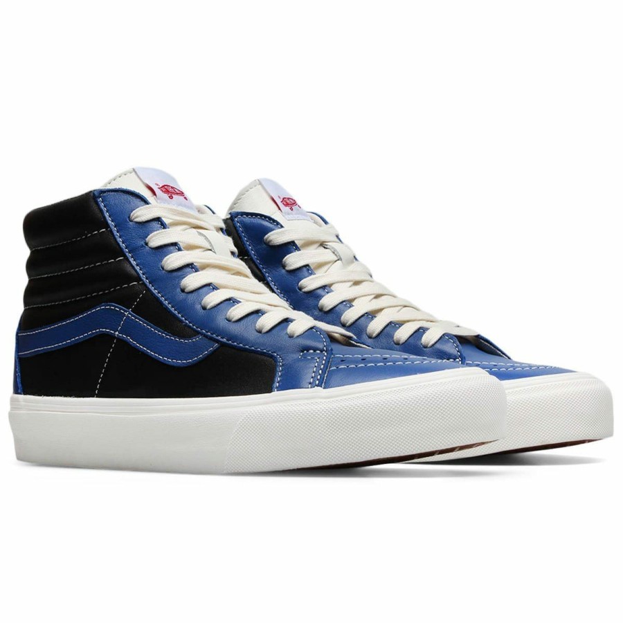 Footwear * | Vault By Vans Sk8-Hi Reissue Vlt Lx (Xhu) (Leather) True Blue/Black [Llt]