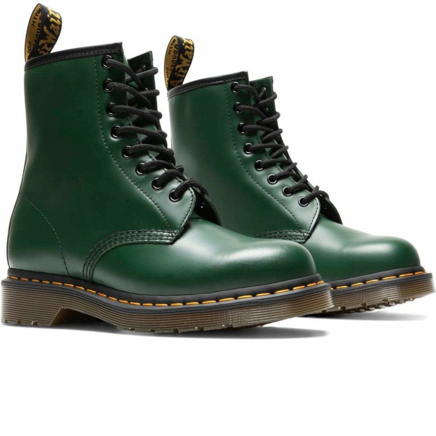 Footwear * | Dr. Martens 1460 Green Smooth