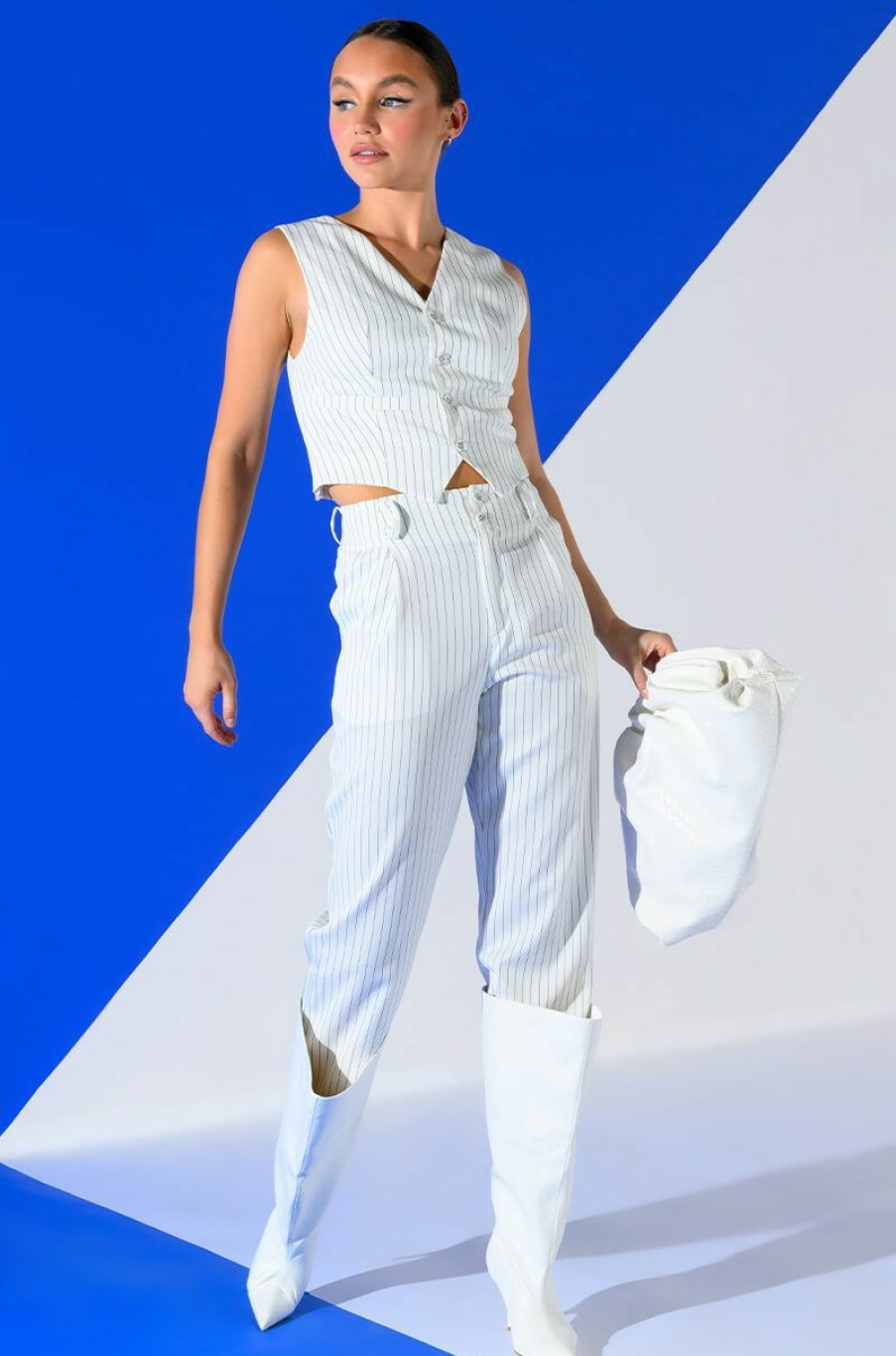 Bottoms * | Hamburg Street Style Trouser White