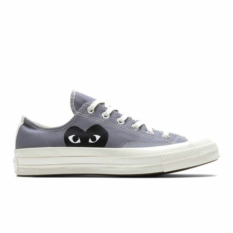 Footwear * | Converse X Cdg Play Chuck Taylor Low Grey