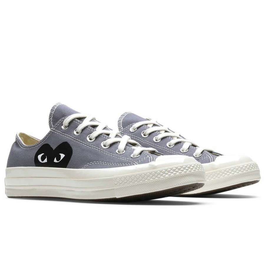 Footwear * | Converse X Cdg Play Chuck Taylor Low Grey