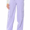 Bottoms * | Ivy Wide Leg Cargo Pant Light Purple