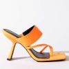 Shoes * | Azalea Wang City Dreams Chunky Sandal In Orange