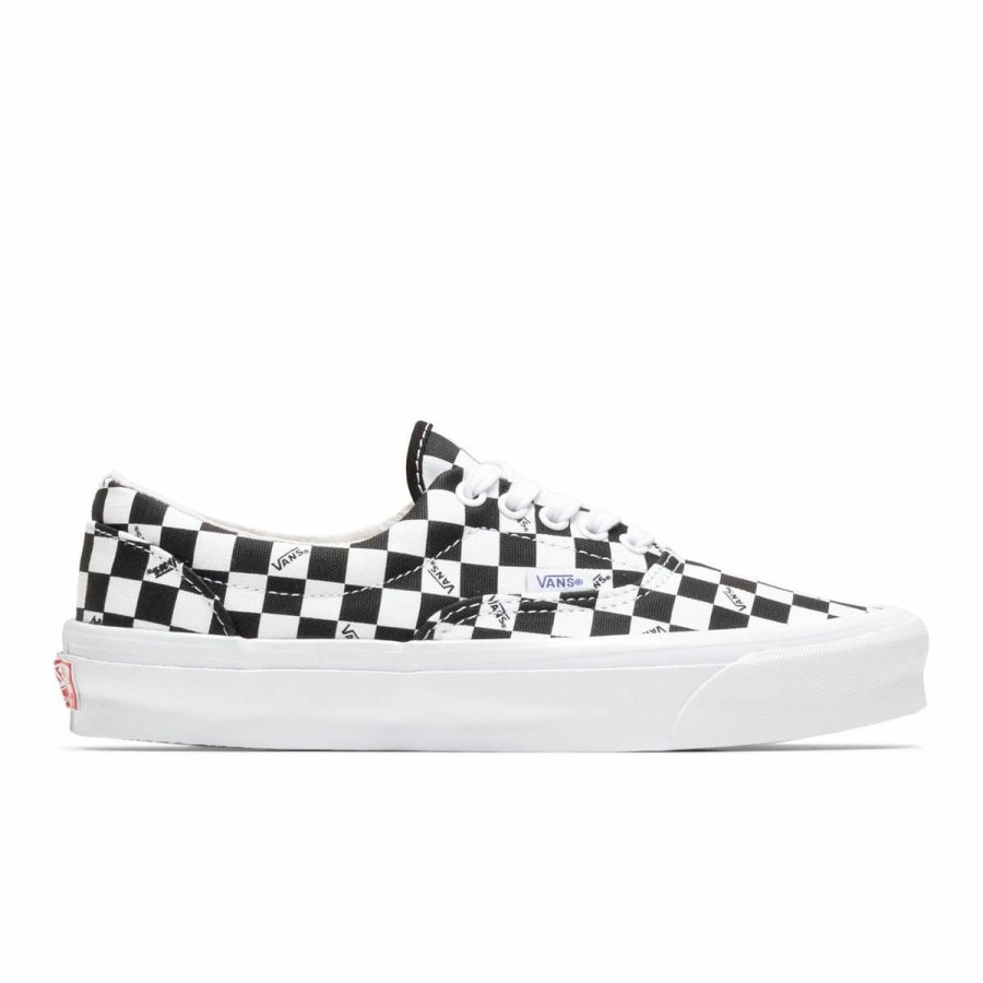 Footwear * | Vans Og Era Lx Checkerboard Logo/Black