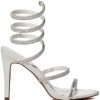 Shoes * | Azalea Wang Wrenley Rhinestone Stiletto Sandal In White