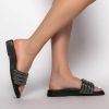 Shoes * | Azalea Wang Unwind With Me Flat Sandal In Black