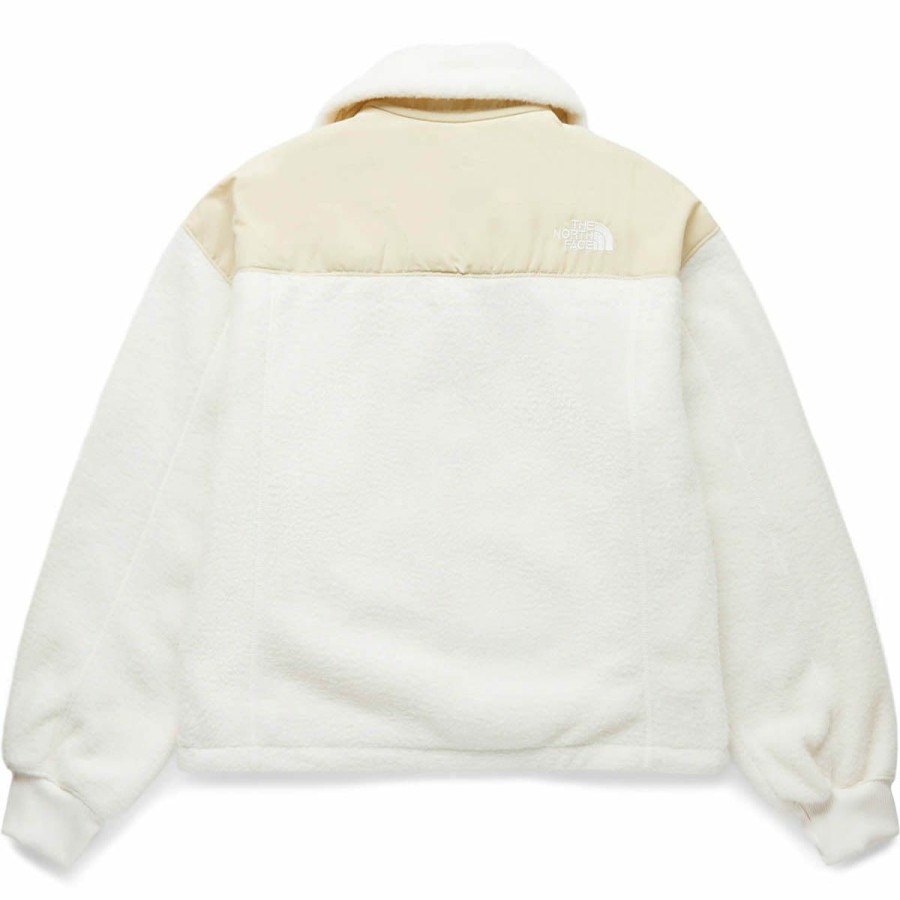 Women'S & Unisex * | The North Face Women'S 94 Sherpa Denali Jacket Gardenia White/Gravel