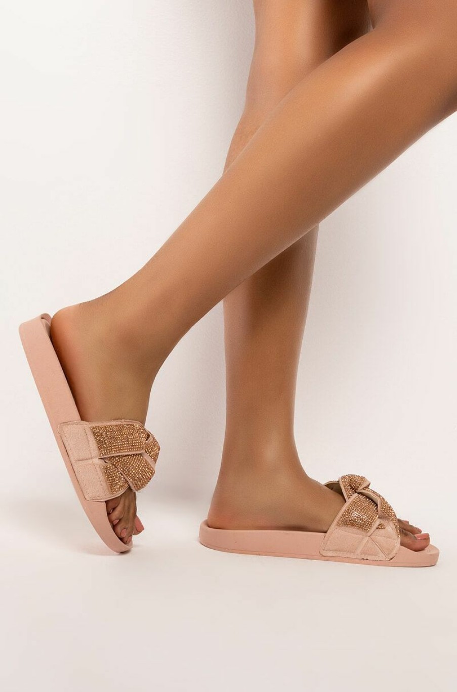 Shoes * | Make It Easy Flat Sandal In Pink