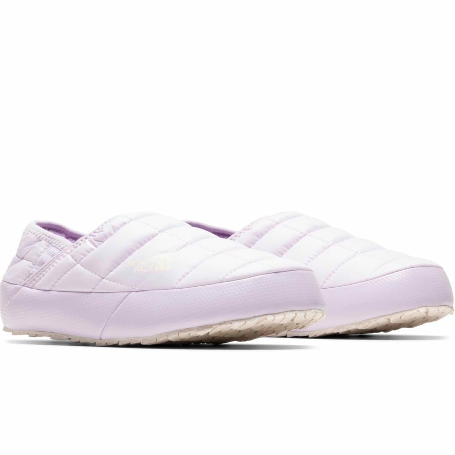 Footwear * | The North Face Thermoball Traction Mule V Lavender Fog/Gardenia White