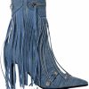 Shoes * | Azalea Wang Marcelina Stiletto Bootie Denim