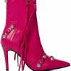 Shoes * | Azalea Wang Brooklyn Pu Bootie In Pink