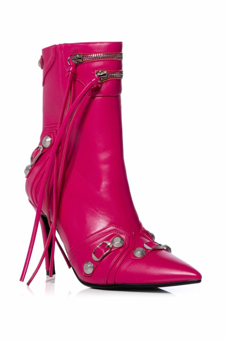 Shoes * | Azalea Wang Brooklyn Pu Bootie In Pink