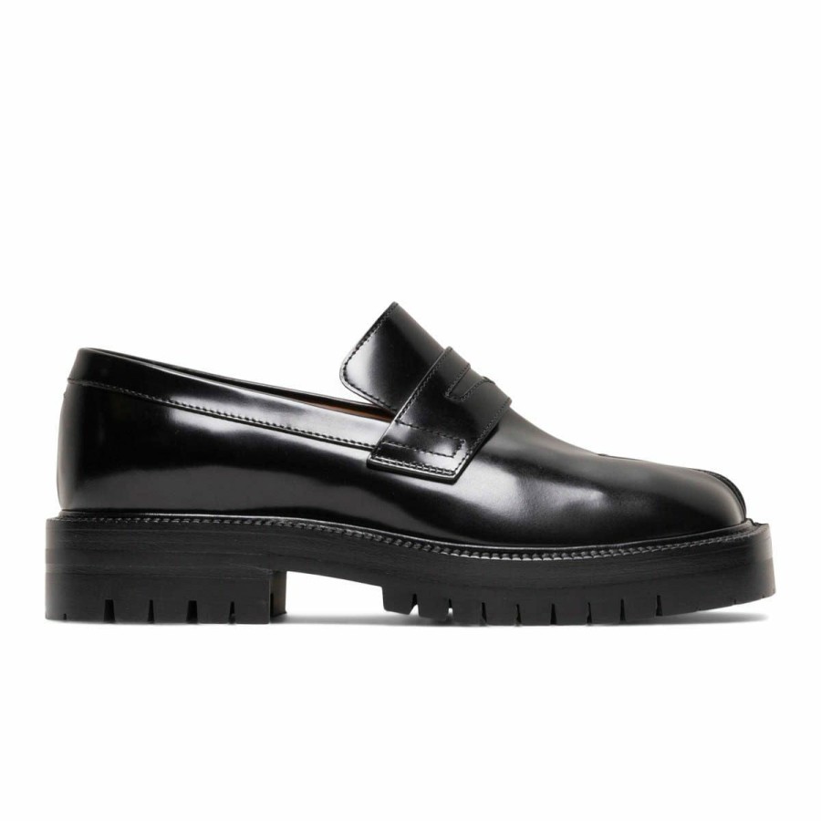 Footwear * | Maison Margiela Women'S Tabi County Loafer Black