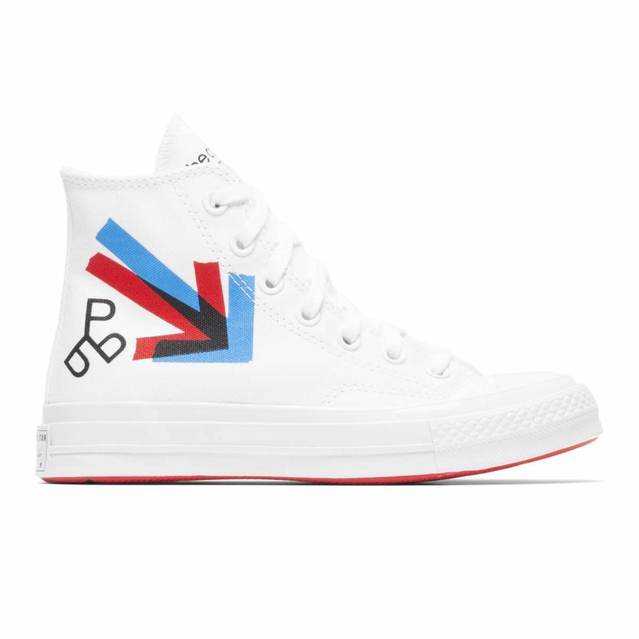 Footwear * | Converse X Patta X Experimental Jetset Chuck 70 White/Red/Blue