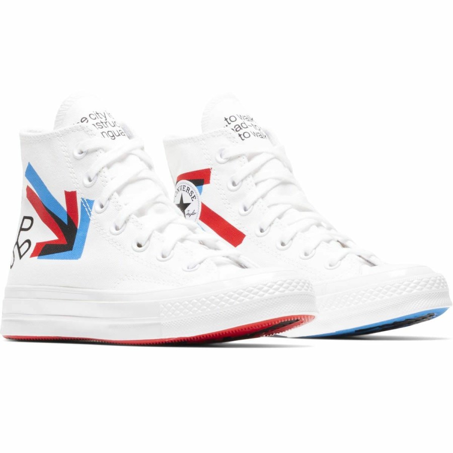 Footwear * | Converse X Patta X Experimental Jetset Chuck 70 White/Red/Blue