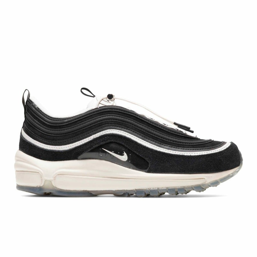 Footwear * | Nike Women'S Air Max 97 Premium Black/Phantom-Particle Grey [010]