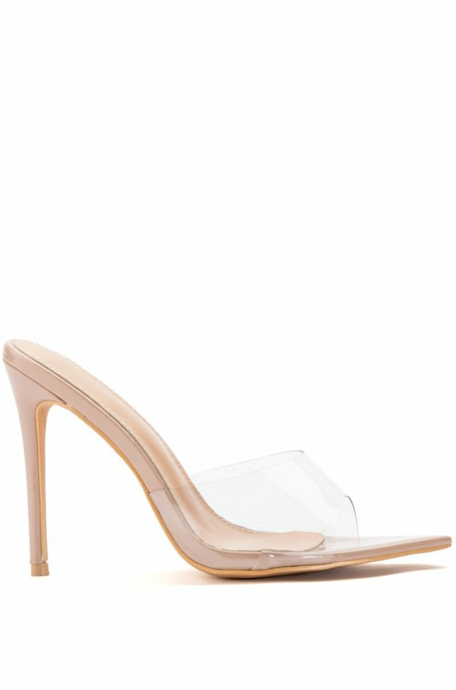 Shoes * | Azalea Wang Annette Slip On Mule Nude