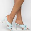 Shoes * | Azalea Wang Sweet Like Sunday Chunky Sandal In Blue