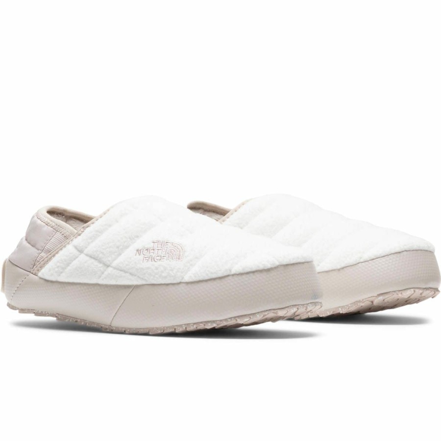 Footwear * | The North Face Thermoball Traction Mule V Denali Gardenia White/Silver Grey