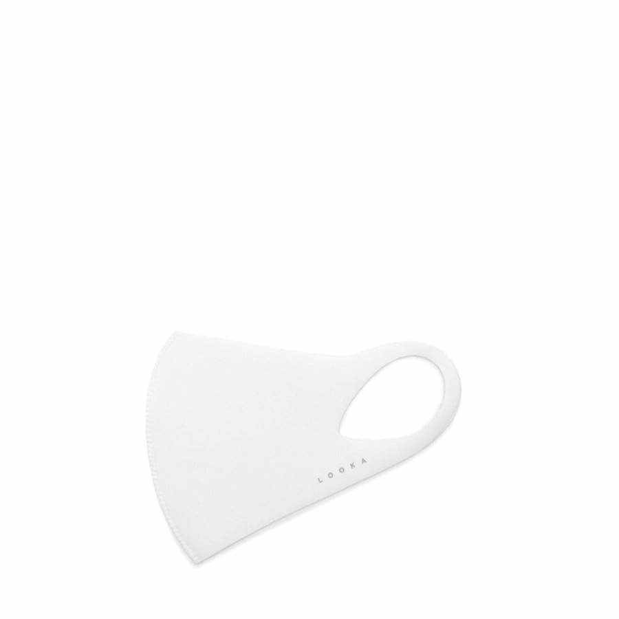 Women'S & Unisex * | Marketplace Looka Logo Mask White