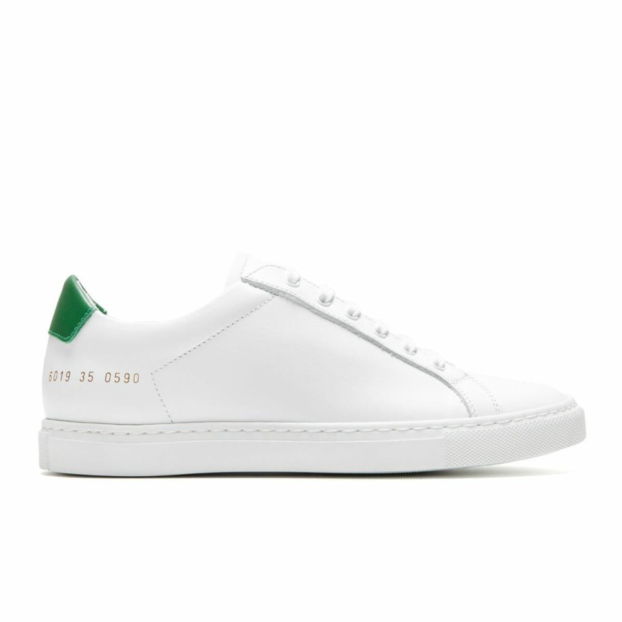 Footwear * | Common Projects Women'S Retro Low White/Green