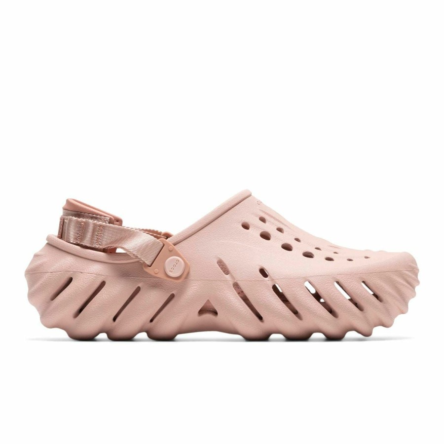 Footwear * | Crocs Echo Clog Pink Clay