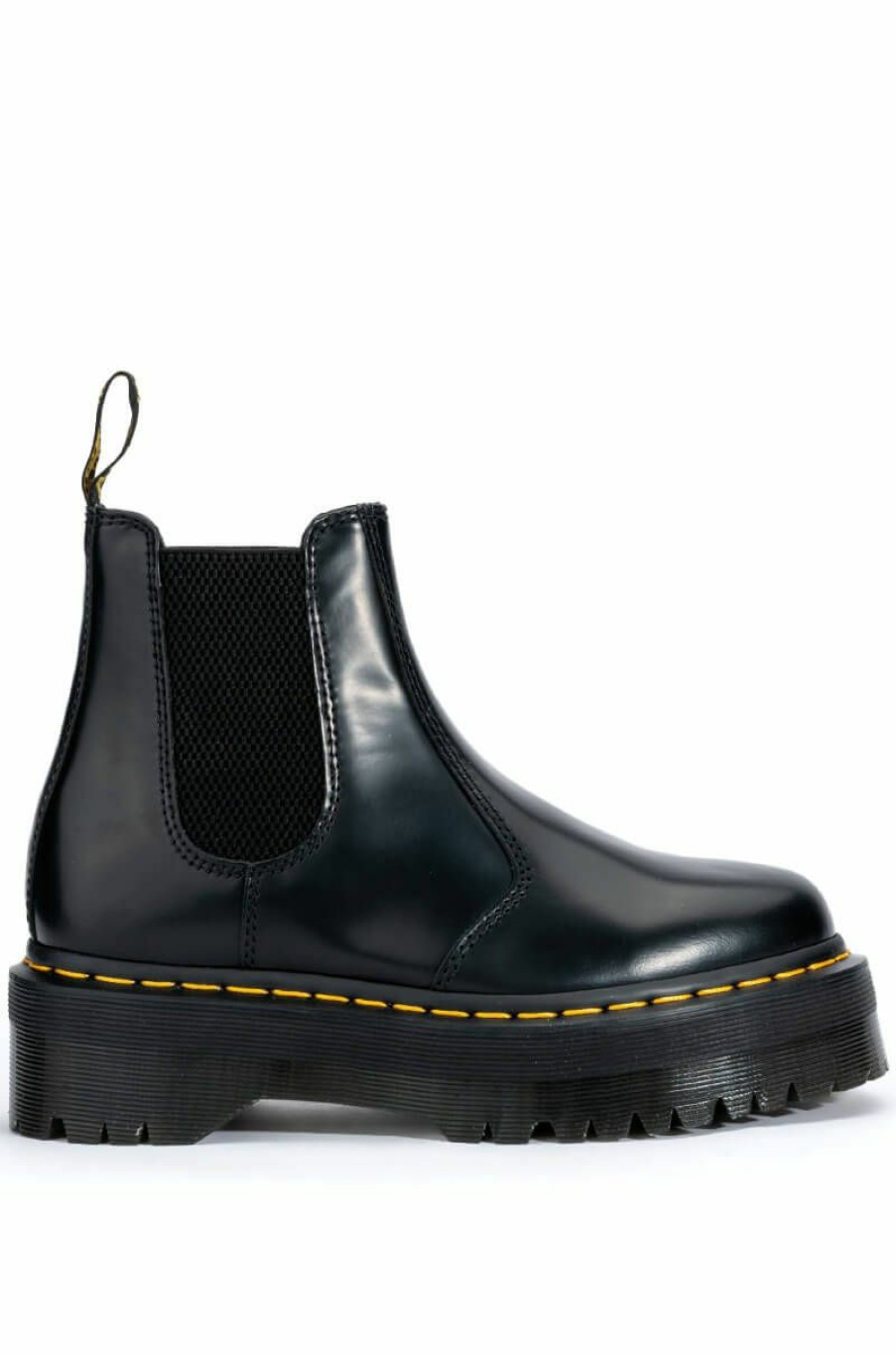 Shoes * | Dr Martens 2976 Quad Polished Smooth Black