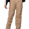 Bottoms * | Get Down Ruched Parachute Pant Taupe