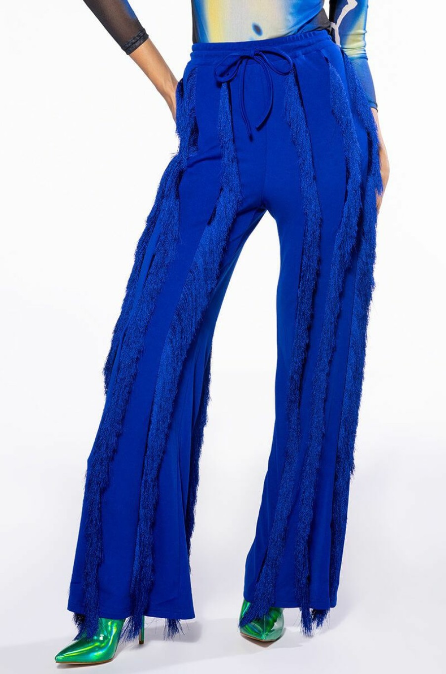 Bottoms * | The Way You Move Fringe Pant