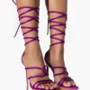 Shoes * | Azalea Wang Give It All Away Stiletto Sandal In Purple