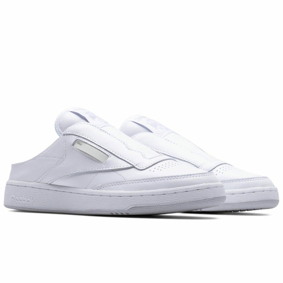 Footwear * | Reebok X Beams Club C Laceless Mule Ftwwht/Ftwwht/Cdgry2