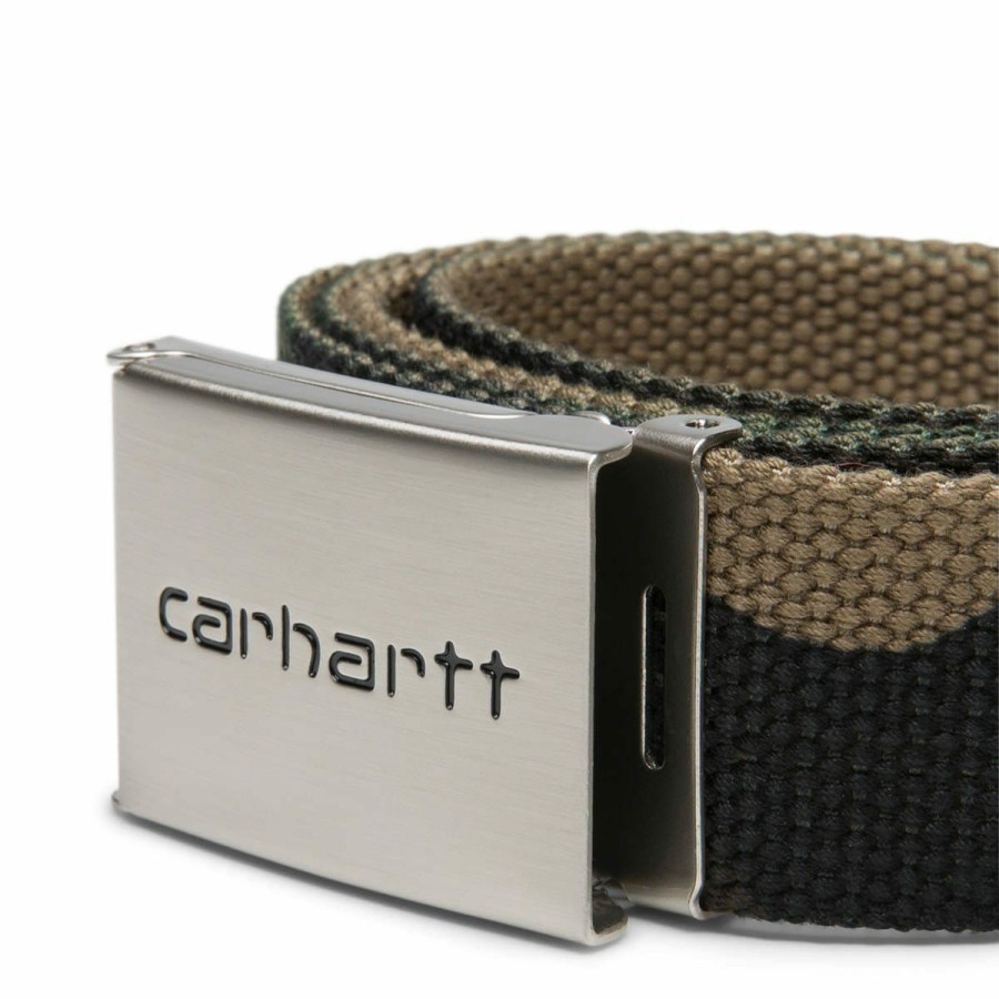 Women'S & Unisex * | Carhartt Wip Clip Belt Camo Laurel