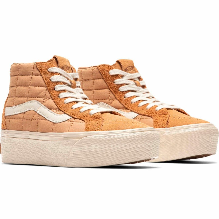 Footwear * | Vault By Vans X Joe Freshgoods U Sk8-Hi Reissue Platform Vlt Lx Camel