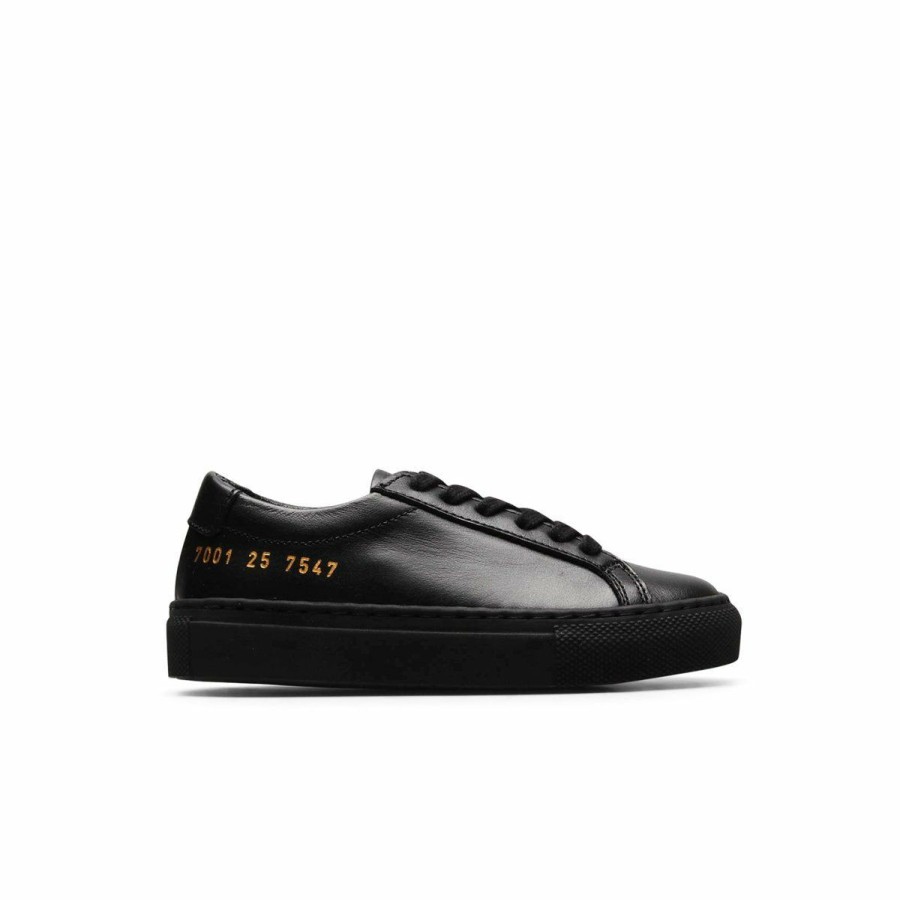 Footwear * | Common Projects Original Achilles Low (Youth) Black