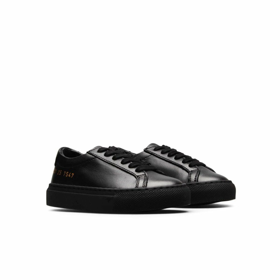 Footwear * | Common Projects Original Achilles Low (Youth) Black