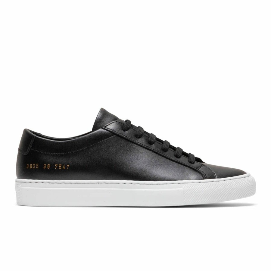 Women'S & Unisex * | Common Projects Women'S Original Achilles Low White Sole Black