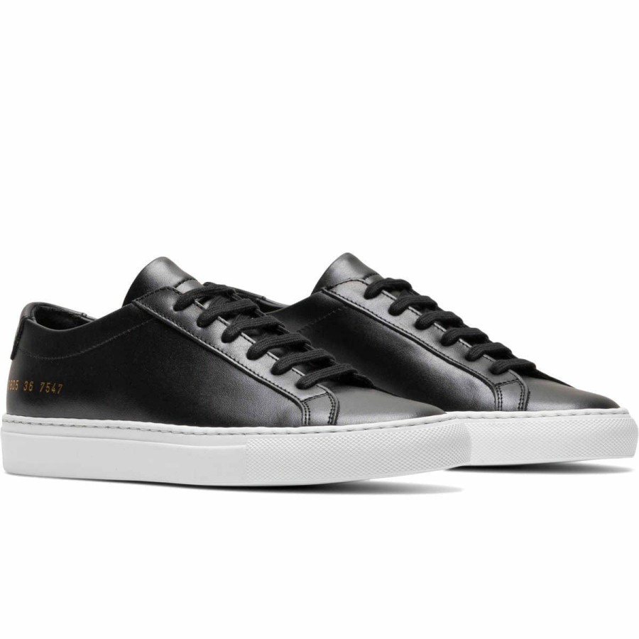 Women'S & Unisex * | Common Projects Women'S Original Achilles Low White Sole Black