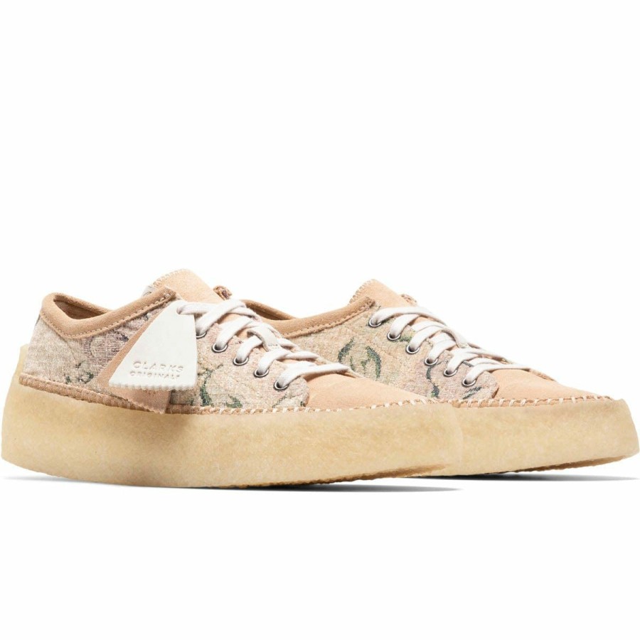 Footwear * | Clarks Caravan Low Tan Floral