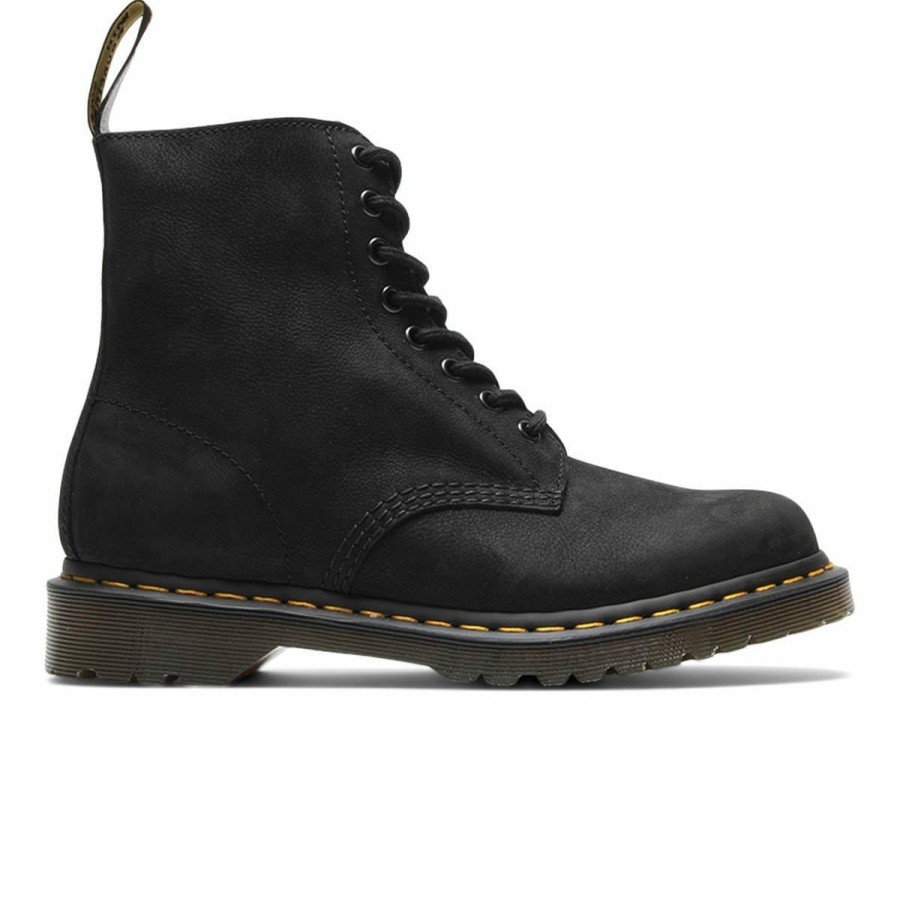 Footwear * | Dr. Martens 1460 Black Milled Nubuck Wp