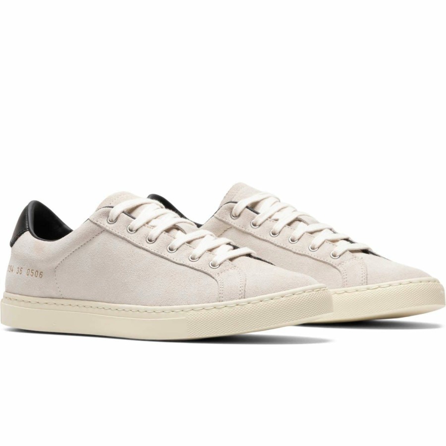 Footwear * | Common Projects Women'S Retro Low In Suede White