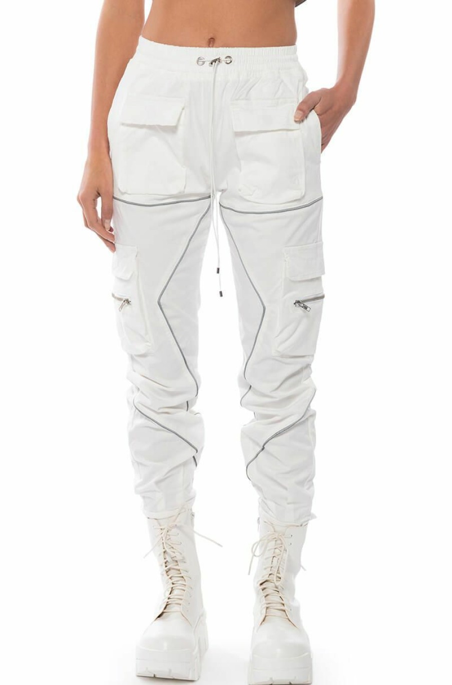 Bottoms * | Destination Cargo Pants Ivory