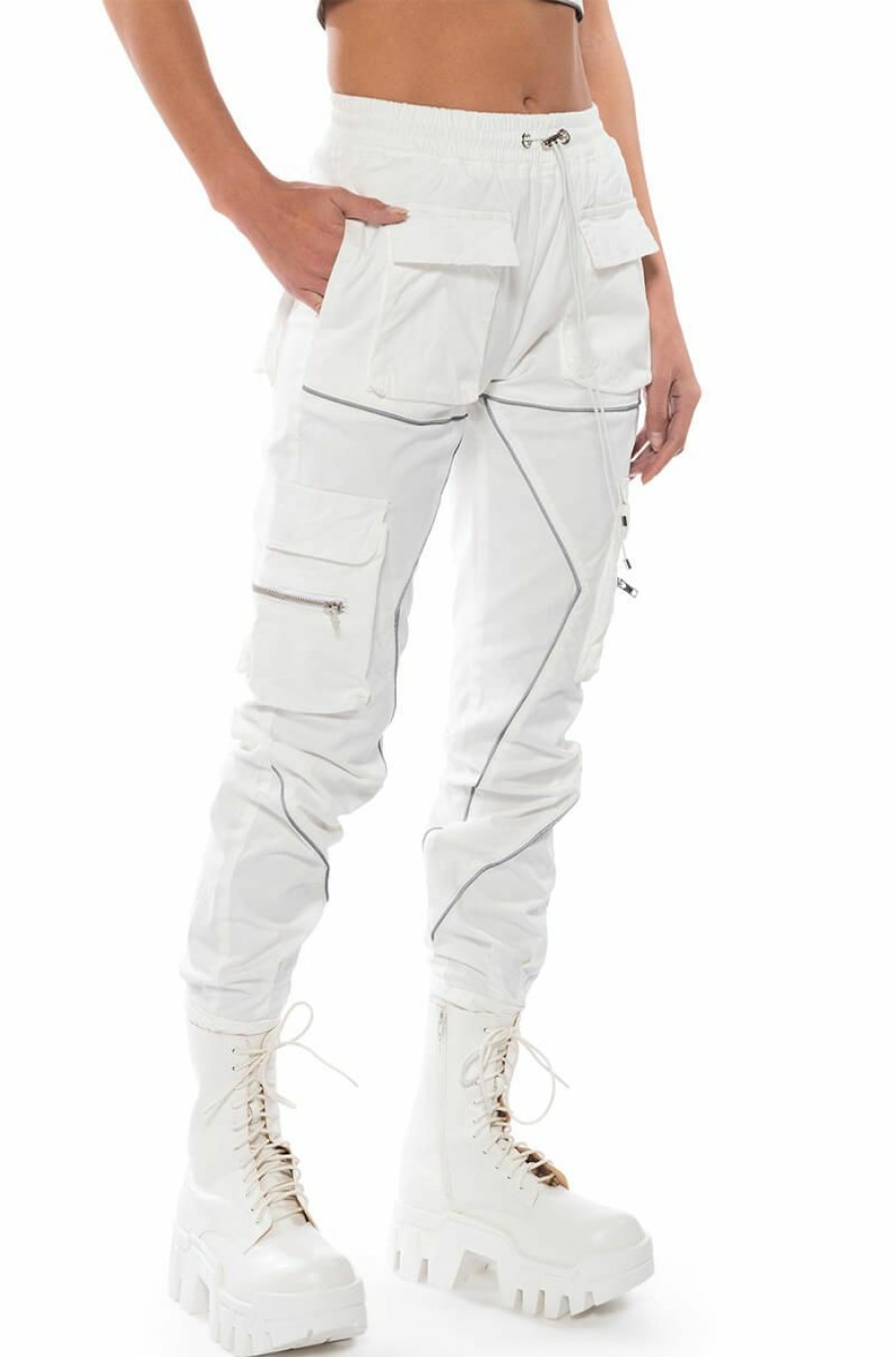 Bottoms * | Destination Cargo Pants Ivory